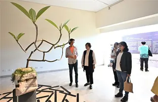 彰化縣立美術館推出「土散四維」陳正勳個展，展出15件作品，呈現陶藝與自然、生活的對話，即日起展至6月21日，邀民眾免費參觀感受藝術魅力。（彰化縣文化局提供）