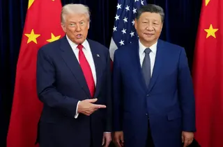 除了美國總統川普有意修復與中國國家主席習近平的關係外，美軍近年在中東衝突中消耗大量武器庫存，加上中國持續擴張軍力，都使區域戰略平衡出現變化。 圖:翻攝自X帳號@MarioNawfal