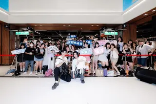 FEniX雙帥夏浦洋、陳峻廷出席時尚品牌快閃店活動，吸引大批粉絲朝聖。THE HYUNDAI 現代百貨提供