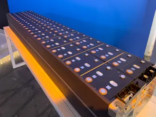 A sodium ion battery module.