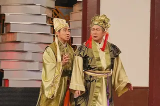 時隔半年回歸錄影，胡瓜（右）坦言期待又緊張。華視提供