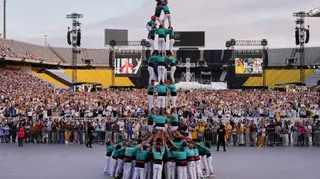 human tower