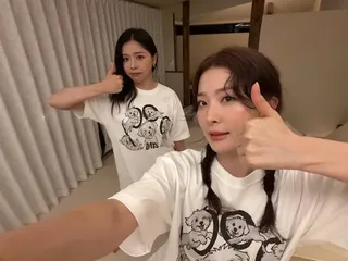 Red Velvet成員瑟琪12天前才與表妹合體同框。（圖／翻攝自IG @sukyzin）