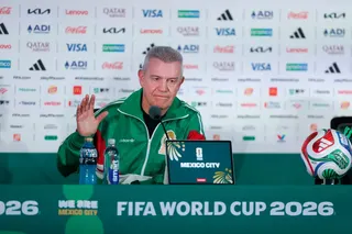 Mexico coach Javier Aguirre played in the opening match 40 years ago. Photo: EPA