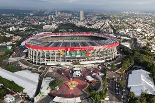 Ciudad de Mexico Stadium, formerly known as Azteca Stadium, ahead of the opening match of the Fifa World Cup in Mexico City on Friday Hong Kong time. Photo: Reuters