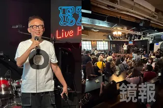 許常德上月31日為陳盈潔於舉辦告別音樂會。董孟航攝