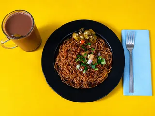 Wang Kopitiam, Titiwangsa is an outdoor hawker that specialises in ‘zha jiang mian’ (noodles in fried bean sauce), it is also popular for its fried dumplings. — Picture by Soo Wern Jun