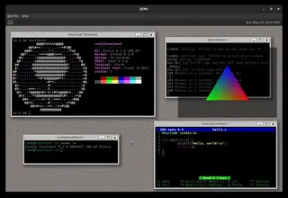 zinnia qemu with weston