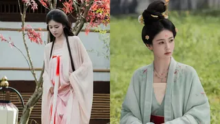 白鹿在《莫離》中飾演看似柔弱實則別有心機的葉家長女「葉璃」。圖／Disney+