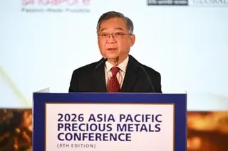 DPM Gan Kim Yong says MAS will remove the 5 per cent cap on physical investment precious metals under the tax incentive schemes for funds.