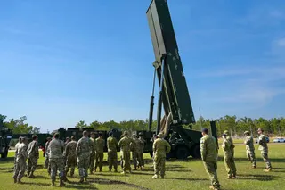US soldiers give a capabilities brief on the Dark Eagle system in Australia’s Northern Territory on July 9, 2025. Photo: US Army Pacific Public Affairs Office