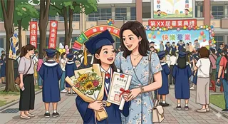27歲辣媽曬國小女兒畢業照！網嚇傻「爸爸在哪間監獄」…本尊解答了