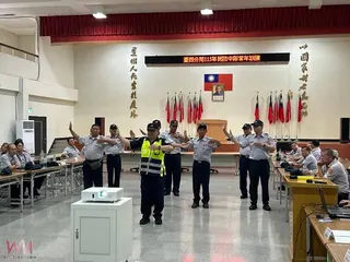 臺西分局辦理115年度民防中隊常年暨幹部訓練。（圖／記者洪佳伶翻攝）