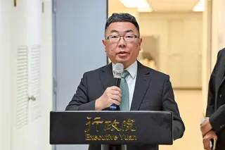 行政院「強化民主韌性專案小組」專案辦公室召集人、政務委員林明昕。（圖／行政院提供）