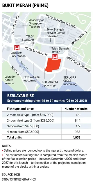 Graphic on Bukit Merah (Prime) flats.