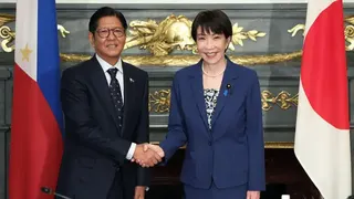 日本首相高市早苗與菲律賓總統小馬科斯