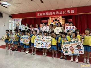 雲林縣衛生局呼籲民眾腸病毒D68型症狀與感冒症狀相似，千萬不要忽視。(記者李文德攝)
