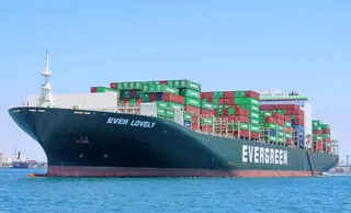 Taiwan’s Evergreen Marine said its Singapore-flagged ship Ever Lovely had been hit close to Oman on June 25 by an “unknown object”.