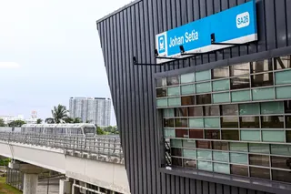 The Light Rail Transit 3 (LRT3) Shah Alam Line, spanning 37.8 kilometres from Bandar Utama to Johan Setia, has been fully completed and is ready for passenger service. — NSTP/ AHMAD UKASYAH