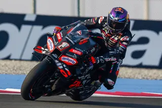 Jorge Martin, the 2024 world champion, finished ahead of the three other Asprilias on the track ridden by Japan’s Ai Ogura, Italy’s Marco Bezzecchi and Spain’s Raul Fernandez.— AFP pic