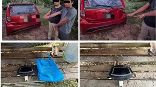 警方已成功逮捕男嫌犯。（照片由当局提供）