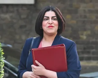 Shabana Mahmood outside Downing Street.