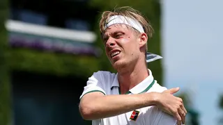 Denis Shapovalov grimaces