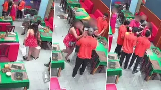 不满孩子被制止扔纸巾 印度家庭大闹胡志明市餐厅