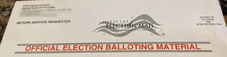 美國總統大選郵寄選票。 圖 : 讀者 / 提供