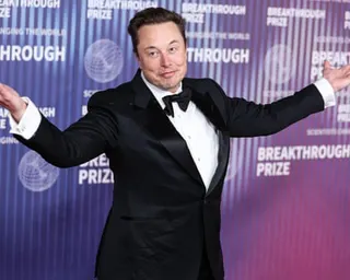 Elon Musk at the 10th Annual Breakthrough Prize Ceremony
