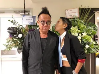 黃大煒(左)與女友Vicky交往超過30年。圖／媒體棧提供