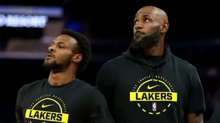 Bronny James and LeBron James