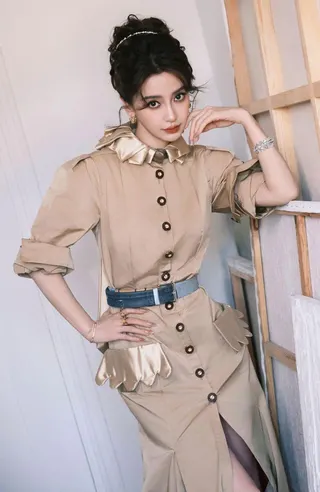 Angelababy被黃曉明的一番話無辜牽連。(取材自微博)