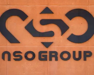 NSO Group logo outside a building