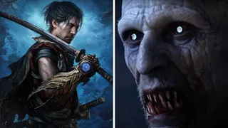 A character from Onimusha is depicted next to a character from Blood of Dawnwalker