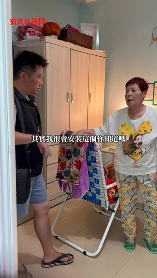 網紅賓賓哥拍影片，透露田路路已經成為他長期資助的個案。翻攝FB＠ 江建樺