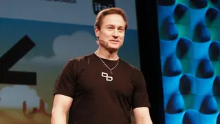 Bryan Johnson longevity guru on stage