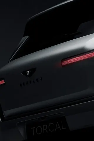 A teaser image of the Bentley Torcal