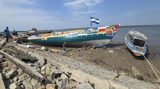 Sierra Leone fishing boats