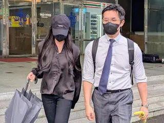 YouTuber頻道「眾量級」侵占案，新北地院今再度開庭，家寧胞妹張家芸（左）出...