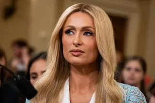 a women looking left