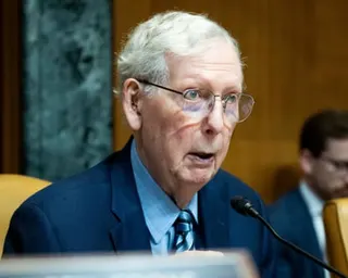 Man at committee hearing