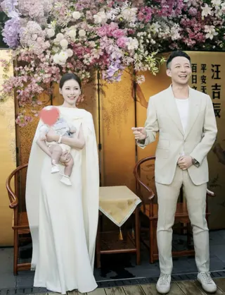汪小菲與馬筱梅再婚後育有一子，大S所生兒女目前仍留在台灣，暫未跟隨父親移居北京。（圖／翻攝自馬筱雯IG）