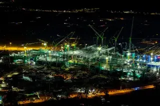 Construction site of the Sun Group-invested expansion project for Phu Quoc International Airport.