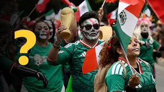 Mexico fans at a World Cup