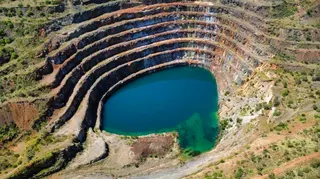 An abandoned uranium mine in the Australian vastness
