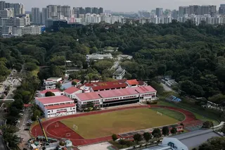 The former St Andrew's Junior College at Malan Road an Gillman Barracks on Feb 6, 2026.