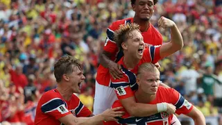 Norway celebrated Erling Haaland's goal