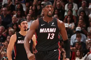 邁阿密熱火中鋒Bam Adebayo。圖／翻攝自X@NBA