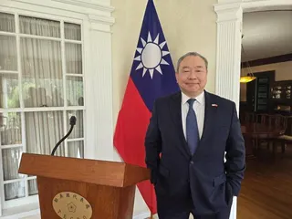 台駐美代表於大㵢。(記者陳熙文／攝影)